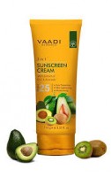 Vaadi Herbal Sunscreen Cream SPF-25 with Extracts of Kiwi & Avocado 110 gm